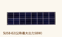 SU58-02(公称最大出力58W)